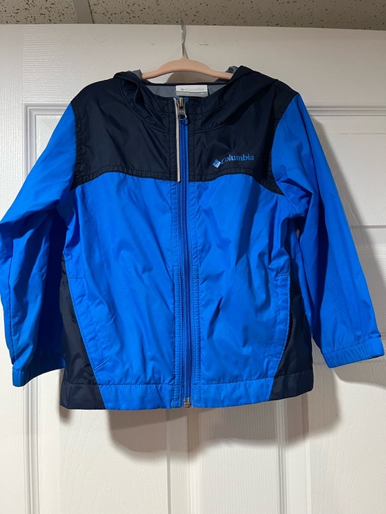 Columbia Other - Columbia Toddler Two-Tone Blue Hooded Rain Jacket 3T